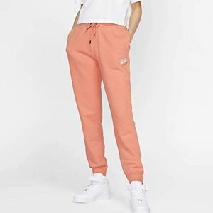 peach nike sweatpants